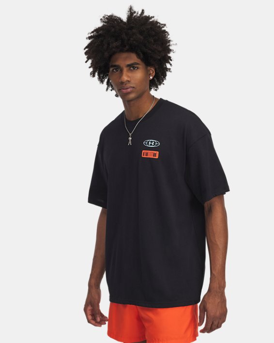 UA Heavyweight Mix Tape Hoops Men's Short Sleeve