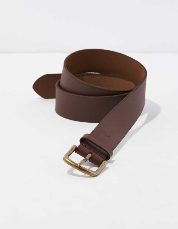 AE Leather Belt - Brown, 36 