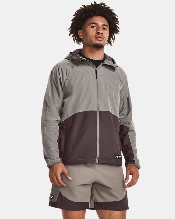 Men's UA RUSH™ Woven Full-Zip
