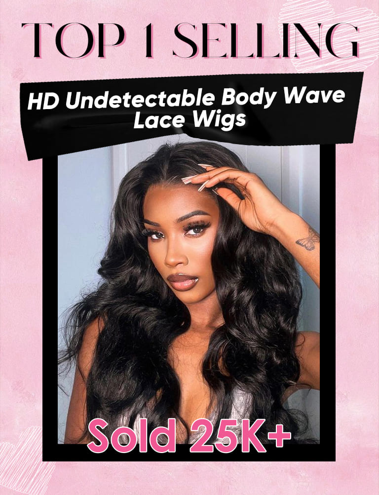 HD Undetectable Lace Wigs Body Wave 14-36 Inch Undetectable HD Lace Front Wigs And 5x5 Closure Wigs