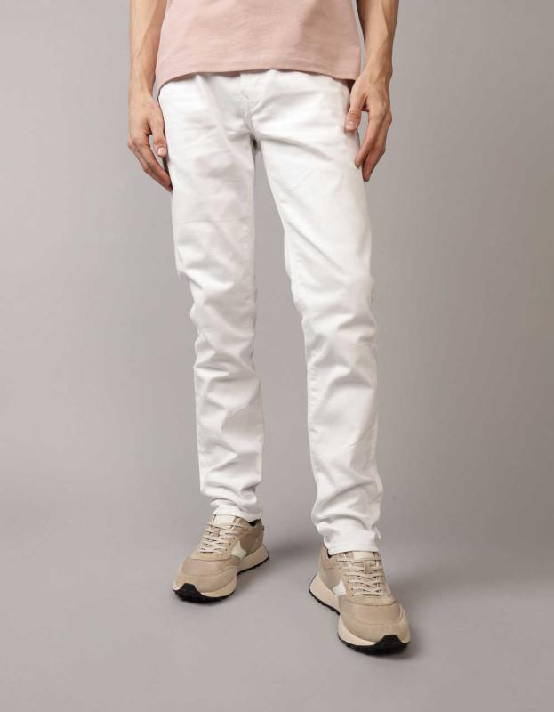 AE AirFlex+ Athletic Skinny Jean - White, 29W x 30L 