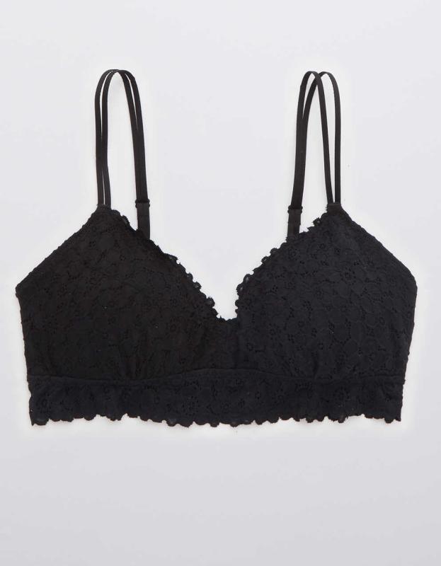 Aerie Push Up Bralette - True Black, M 