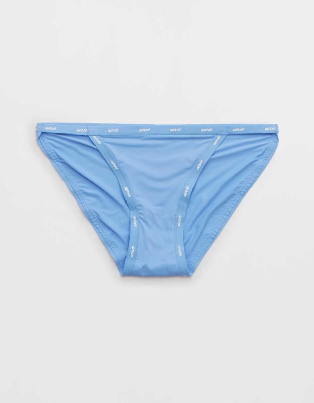 SMOOTHEZ Microfiber String Bikini Underwear - Horizon Sky, XS 