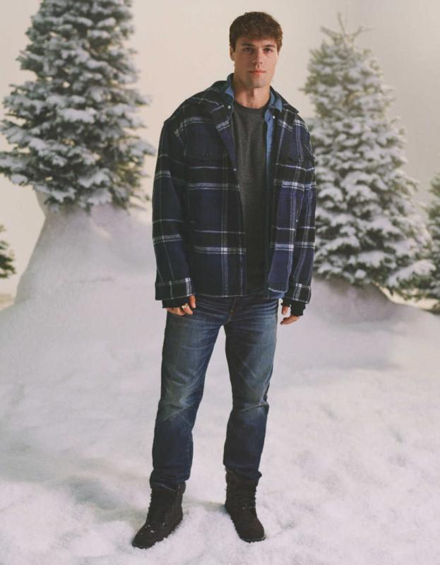 AE AirFlex+ Temp Tech Athletic Straight Jean - Authentic Dark Indigo, 29W x 32L 