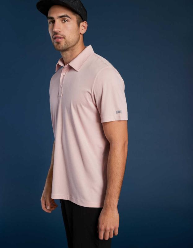 AE 24/7 Training Polo Shirt - Pink, XXL 