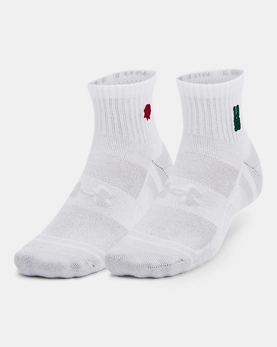 Unisex UA Performance Cotton 2-Pack Quarter Socks