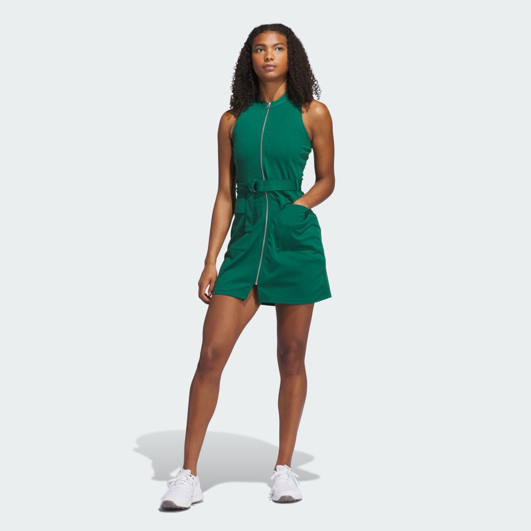 adidas Go-To Zip Dress Golf M Women Green