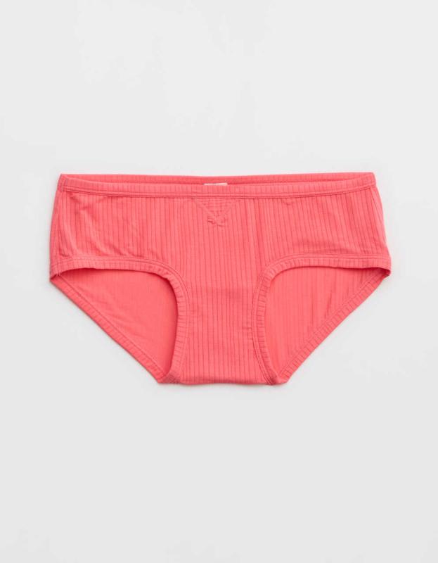 Superchill Modal Rib Boybrief Underwear - Haute Coral, S 