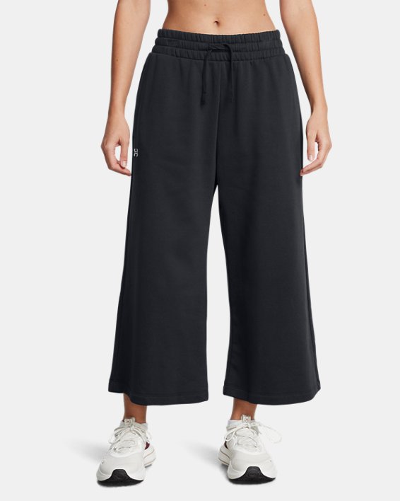 Women's UA Rival Fleece Wide Leg Crop Pants