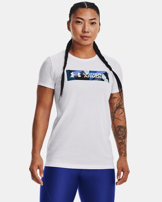Women's UA Print Fill Wordmark Short Sleeve
