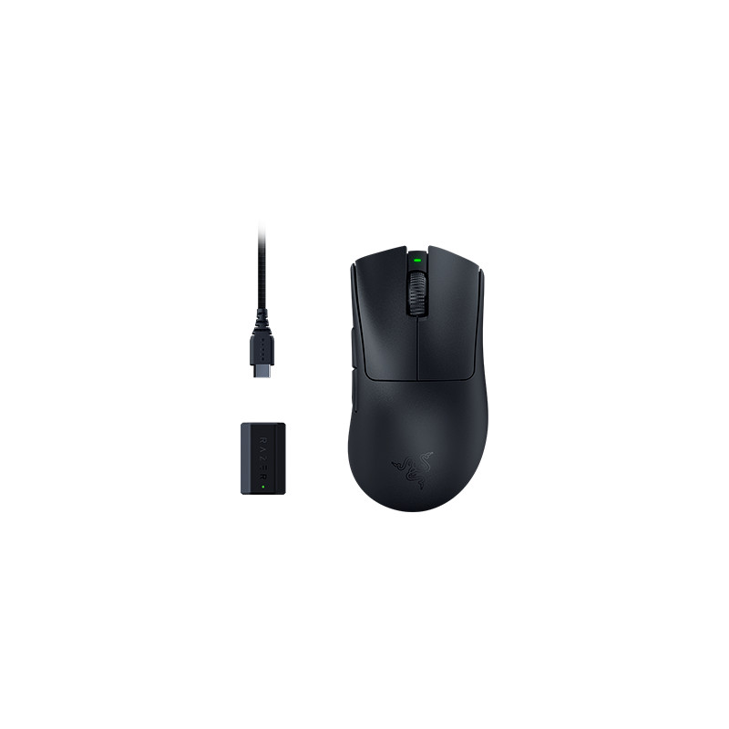 Razer DeathAdder V3 Pro - Black - Classic Base - 8000 Hz