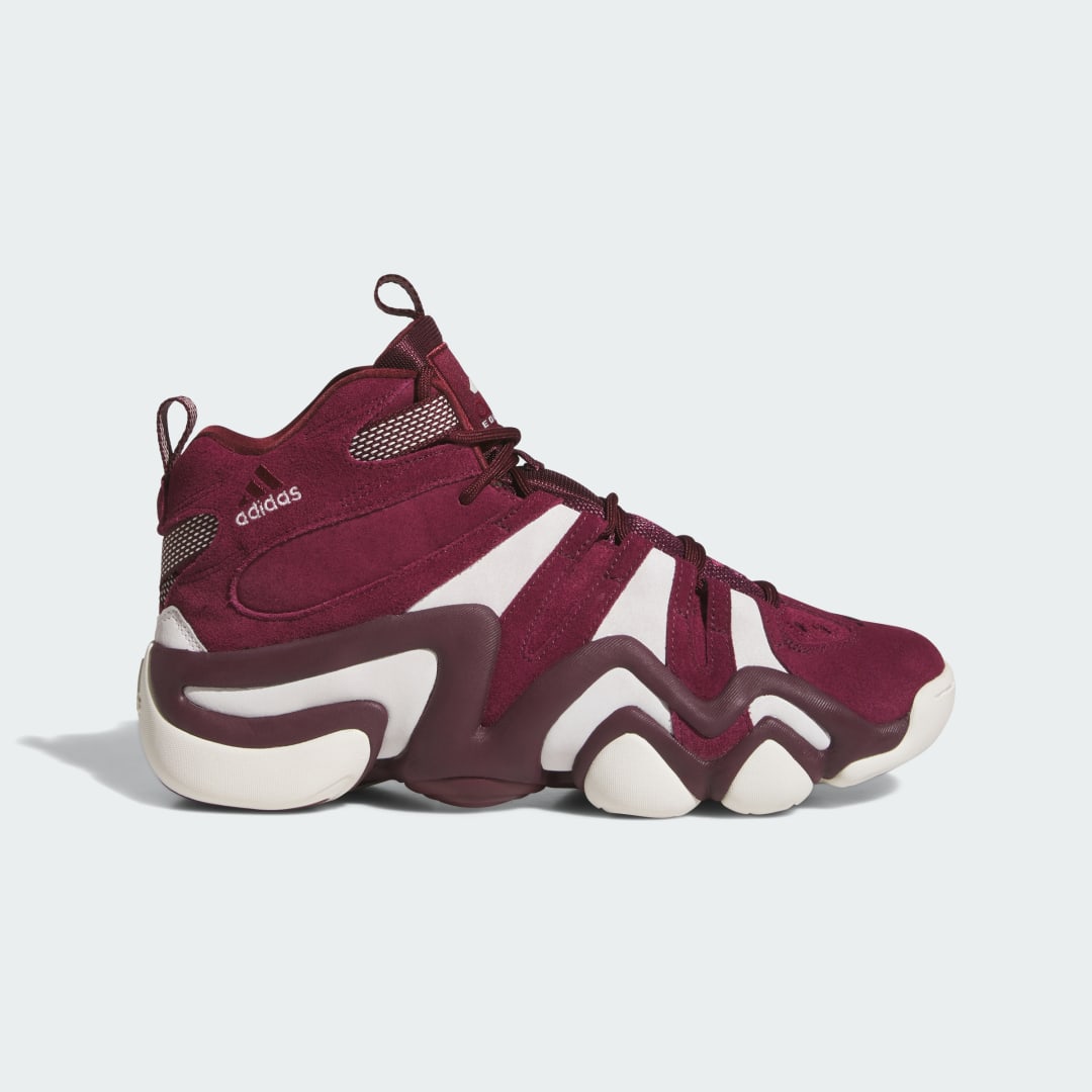 adidas Crazy 8 Shoes Basketball 3.5 UK Unisex Maroon / Off White / Shadow Red