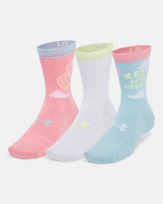 UA Sportstyle Cotton Unisex 3-Pack Crew Socks