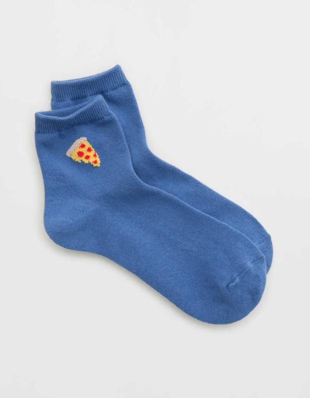 Aerie Ankle Icon Bobby Socks - Rustic Blue, One Size 