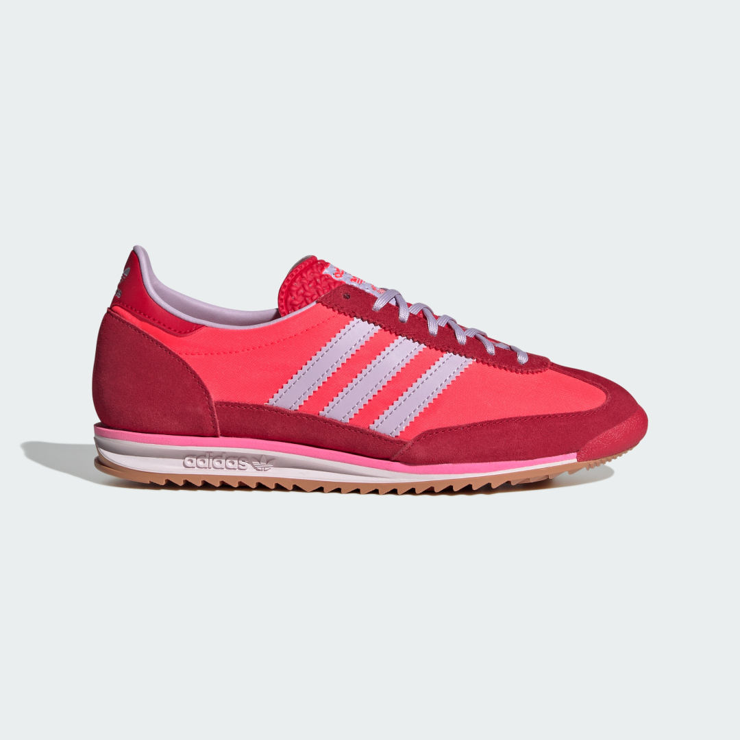 adidas SL 72 OG Shoes Lifestyle 10.5 UK Unisex Solar Red / Ice Lavender / Better Scarlet