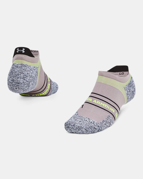 Unisex UA ArmourDry™ Run Cushion No Show Tab Socks