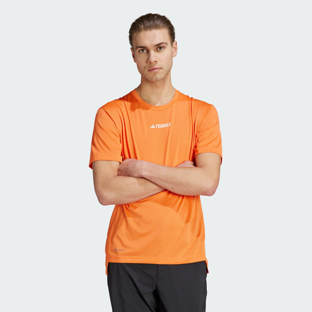 adidas Terrex Multi Tee Hiking S Men Semi Impact Orange