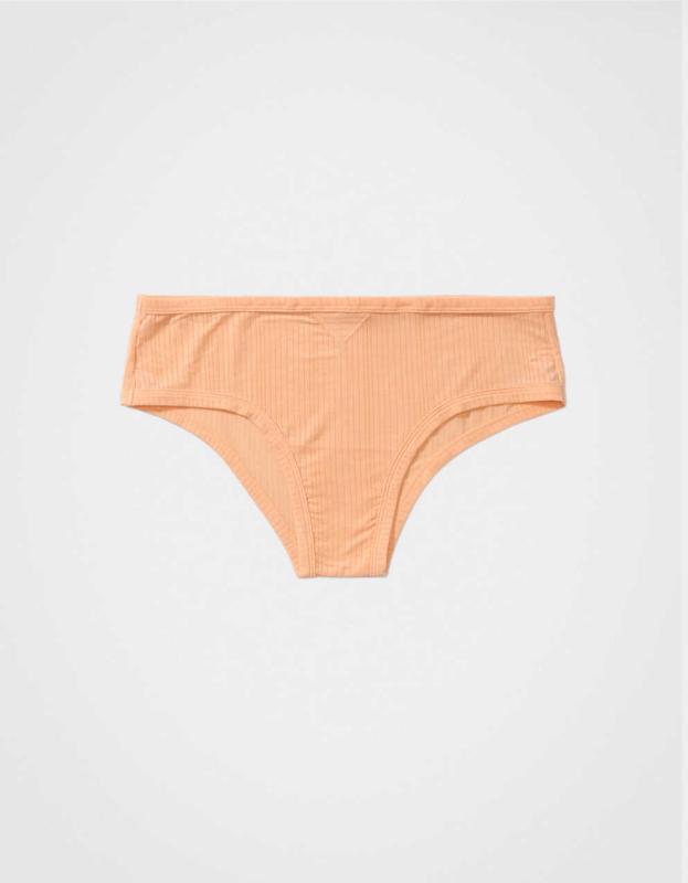 Superchill Modal Ribbed Cheeky Underwear - Main Mango, M 