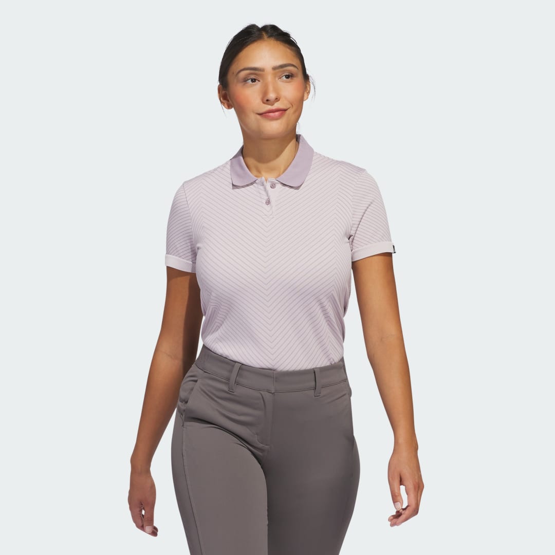 adidas Ultimate365 Tour Primeknit Polo Shirt Golf XL Women Putty Mauve