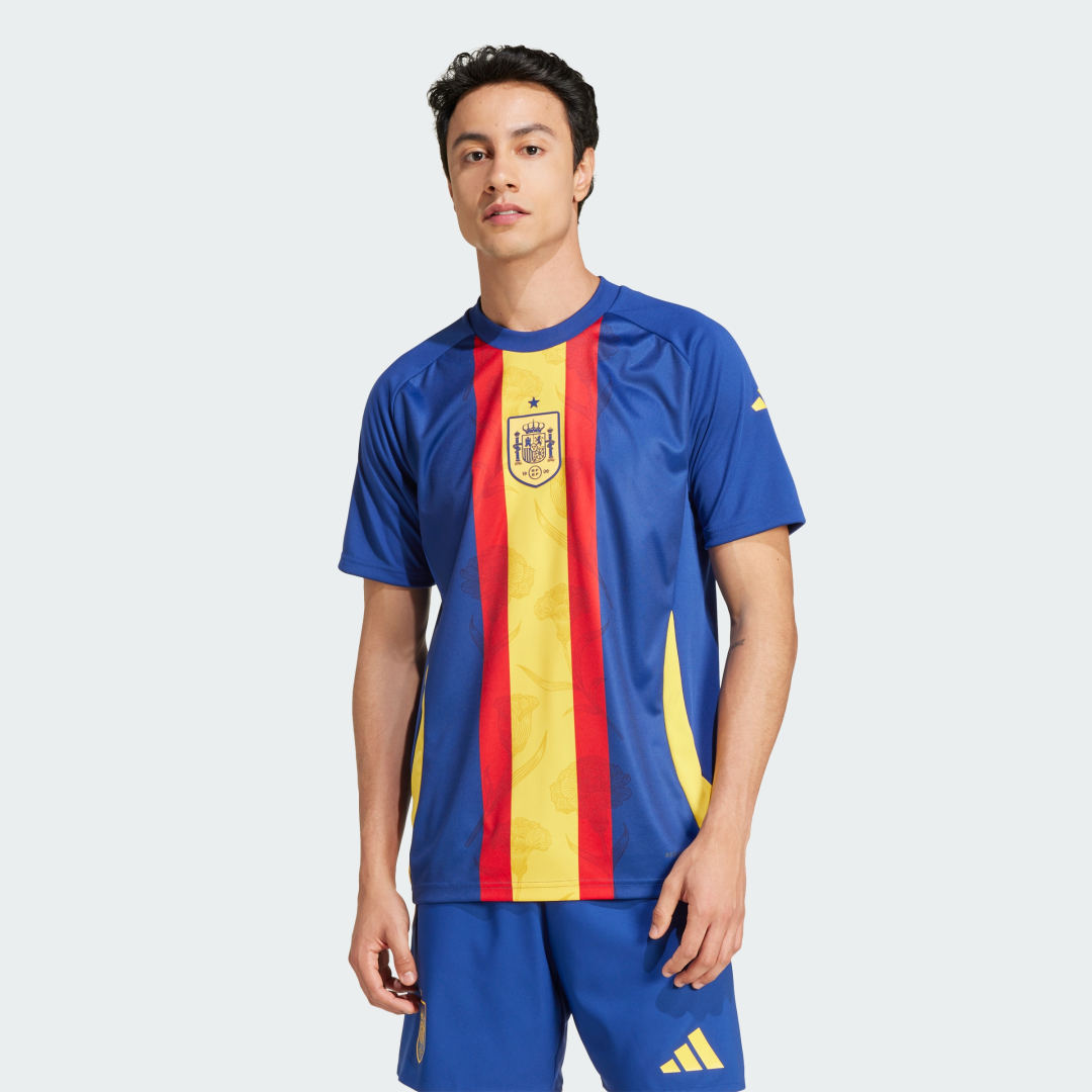 adidas Spain Pre-Match Jersey Football M Men Victory Blue