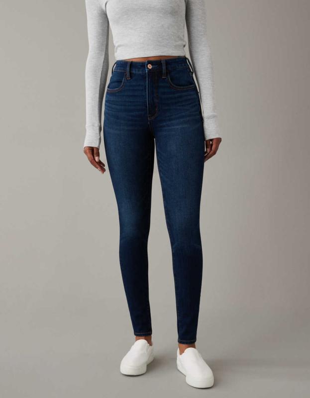 AE Dream Super High-Waisted Jegging - Dark Ink, 8 