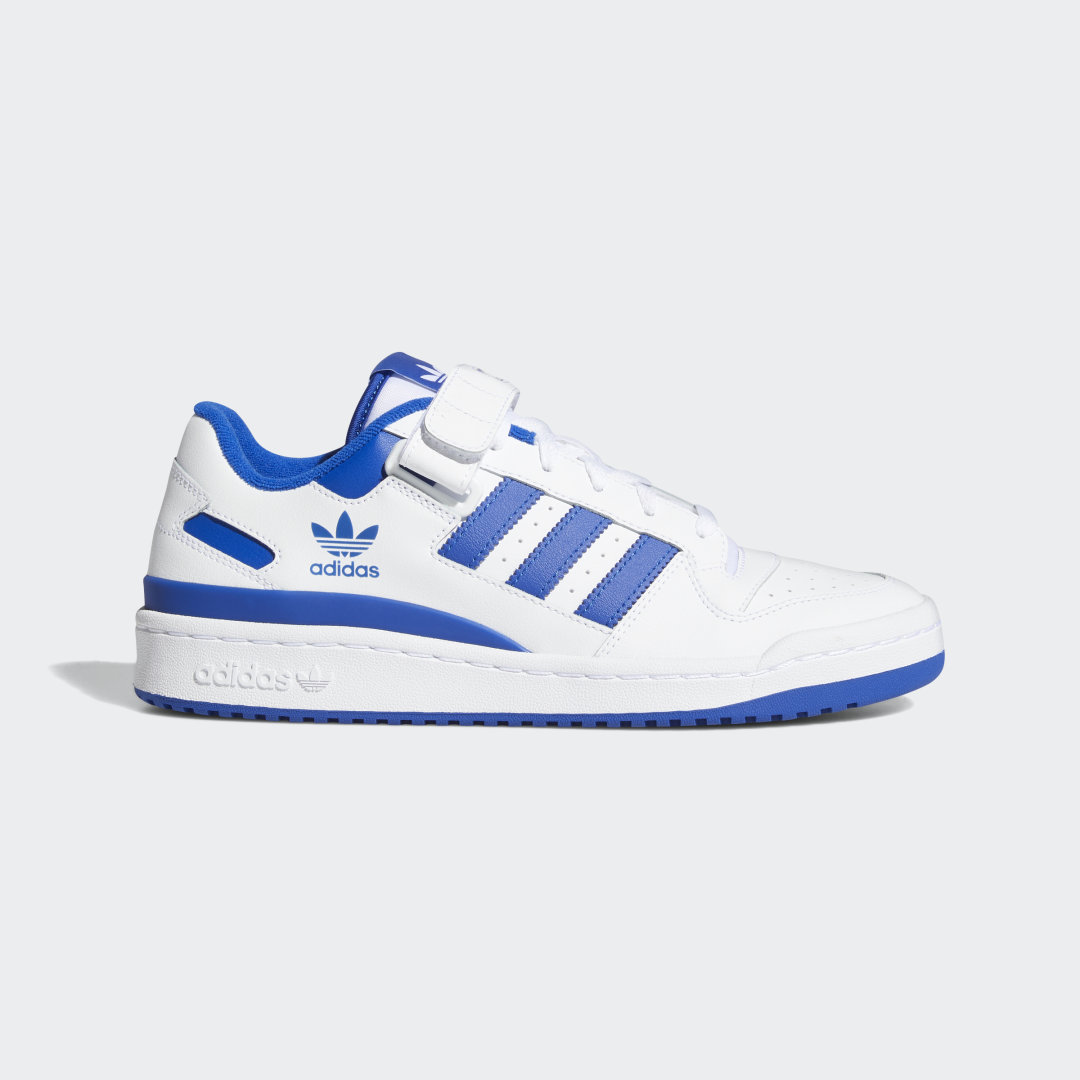 adidas Forum Low Shoes Basketball 14.5 UK Men White / Royal Blue