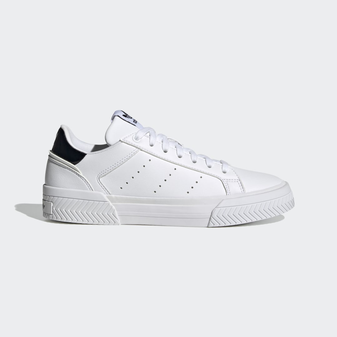 adidas Court Tourino Shoes Lifestyle 6.5 UK Women White / Black