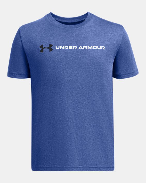 Boys' UA Logo Wordmark Short Sleeve
