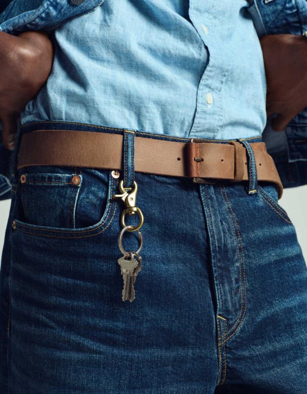 AE Leather Workwear Belt - Brown, 32 