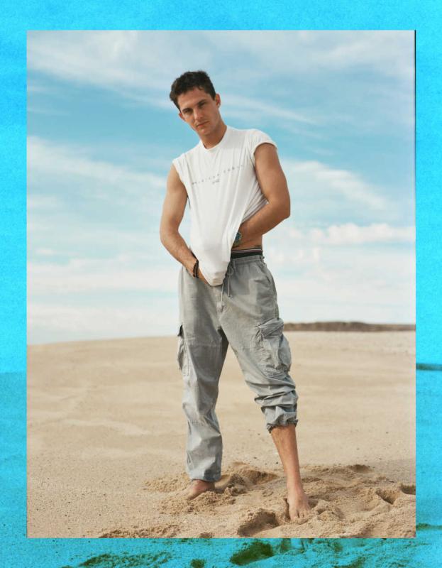 AE Relaxed Cargo Pant - Gray, S 