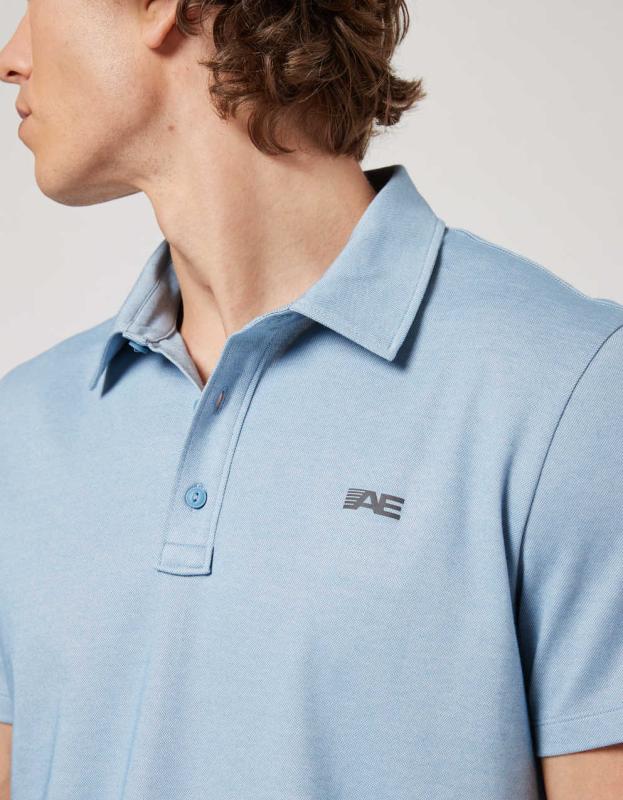 AE 24/7 Polo Shirt - Blue, S 