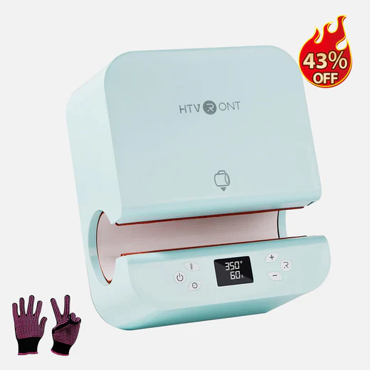 HTVRONT Auto Tumbler Heat Press Machine 120V - Suits Various Tumbler,Mug,Glass,Cup&Bottle 10-30oz 