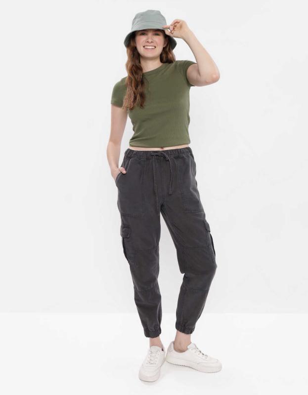 Aerie Lightweight Cargo Jogger - Smoked Gray, S 