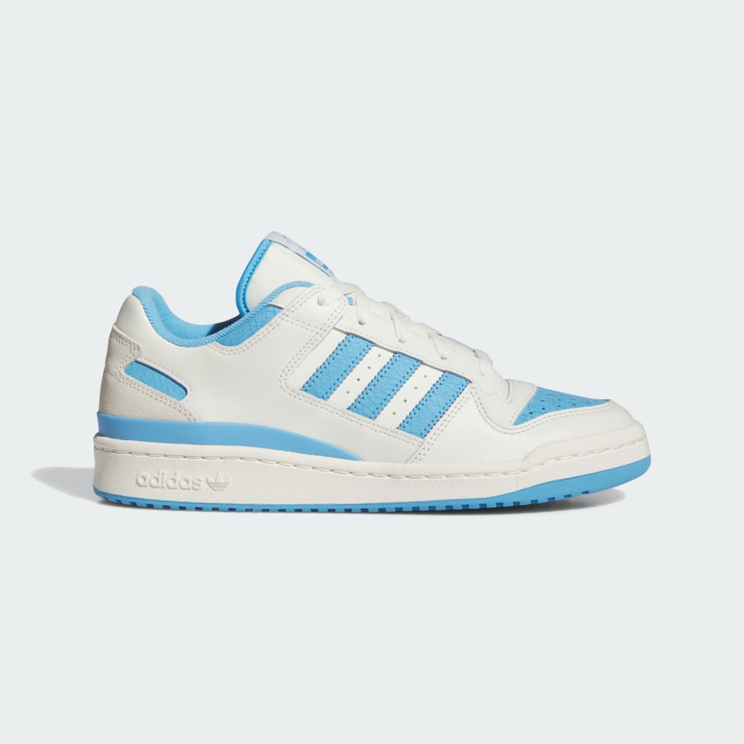 adidas Forum Low CL Shoes Basketball 8 UK Men Ivory / Semi Blue Burst / Ivory