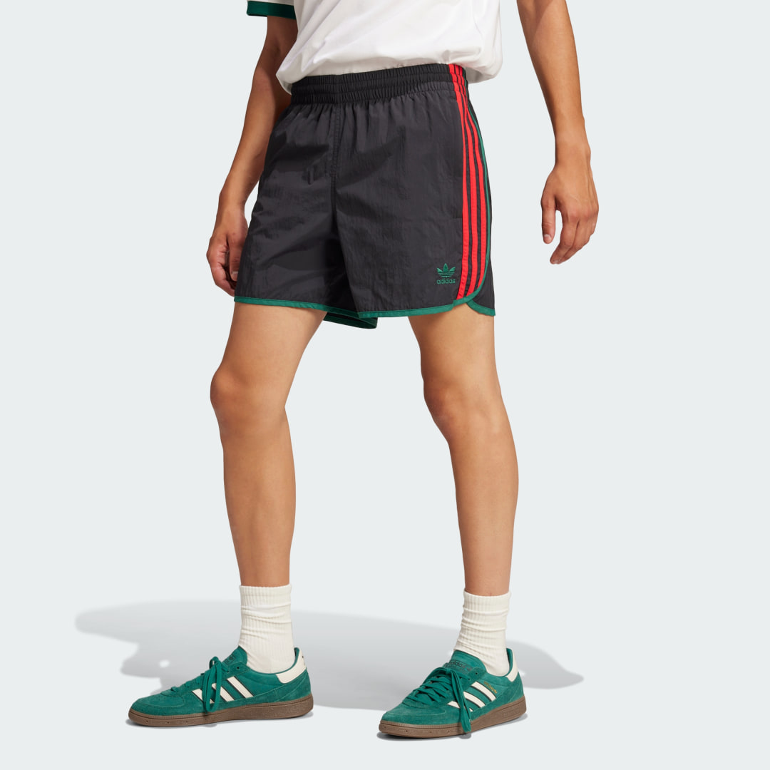 adidas Adicolor Classics Sprinter Shorts Lifestyle A/L Men Black / Better Scarlet