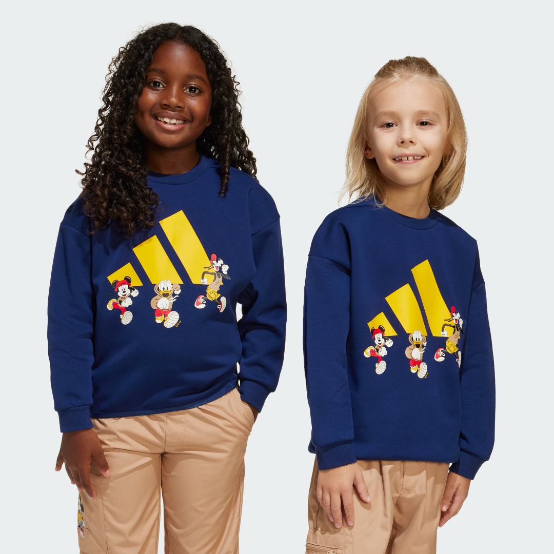adidas ADIDAS DISNEY MICKEY MOUSE SWEATSHIRT Lifestyle A/122 Kids Dark Blue / Crew Yellow