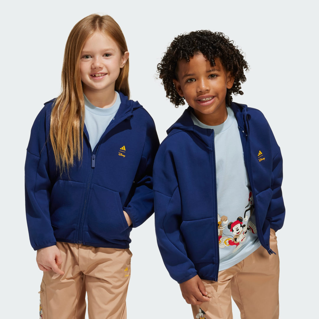 adidas ADIDAS DISNEY MICKEY MOUSE TRACK TOP Lifestyle 116 Kids Dark Blue / Crew Yellow