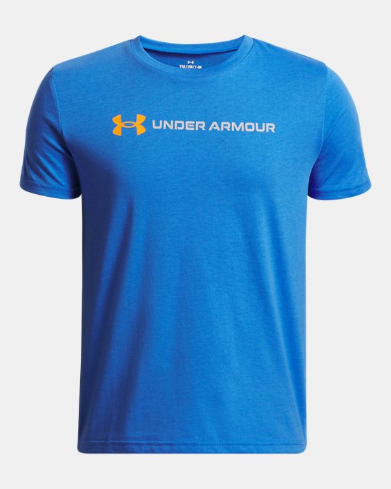 UA Logo Wordmark Boys' Short Sleeve