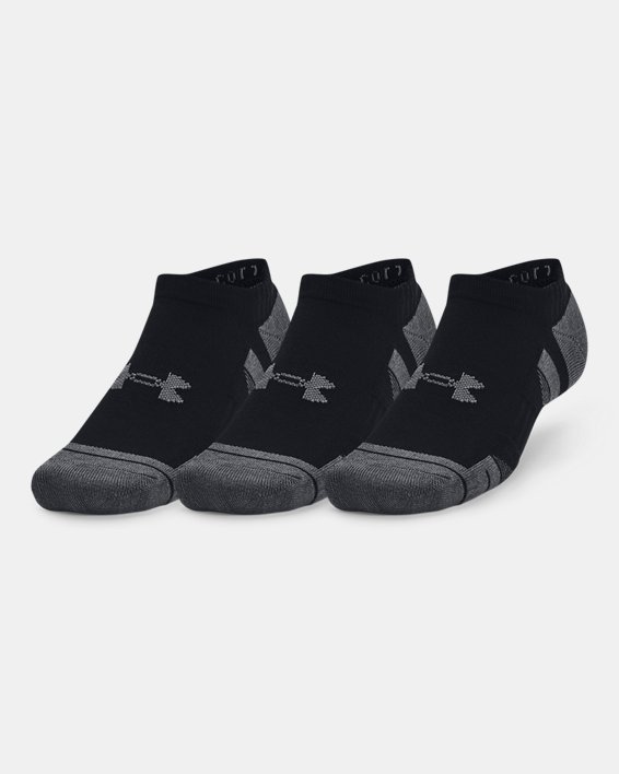 UA Performance Cotton Unisex 3-Pack No Show Socks