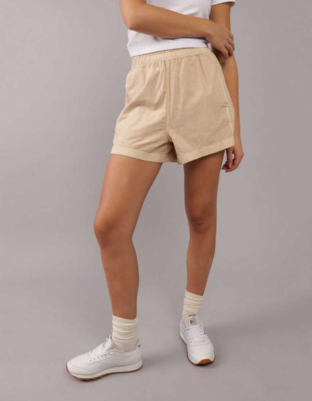 AE Pull-On Short - Tan, XL 