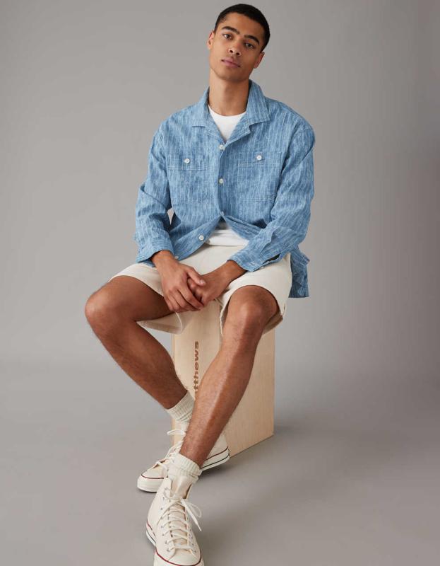 AE Mechanic Shirt - Blue Vibe, S 