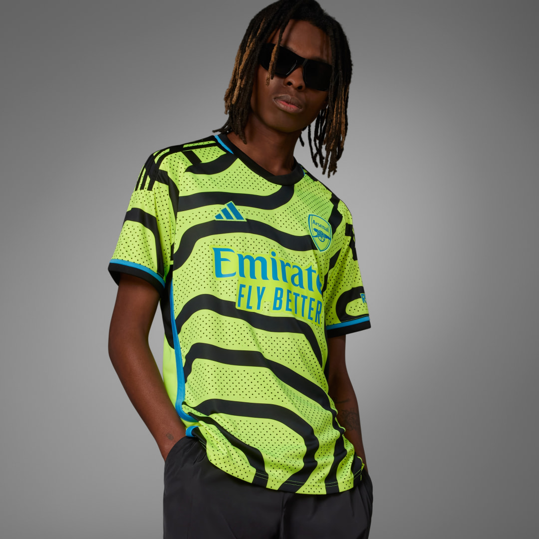 adidas Arsenal 23/24 Away Jersey Football L Men Team Yellow 2 / Black
