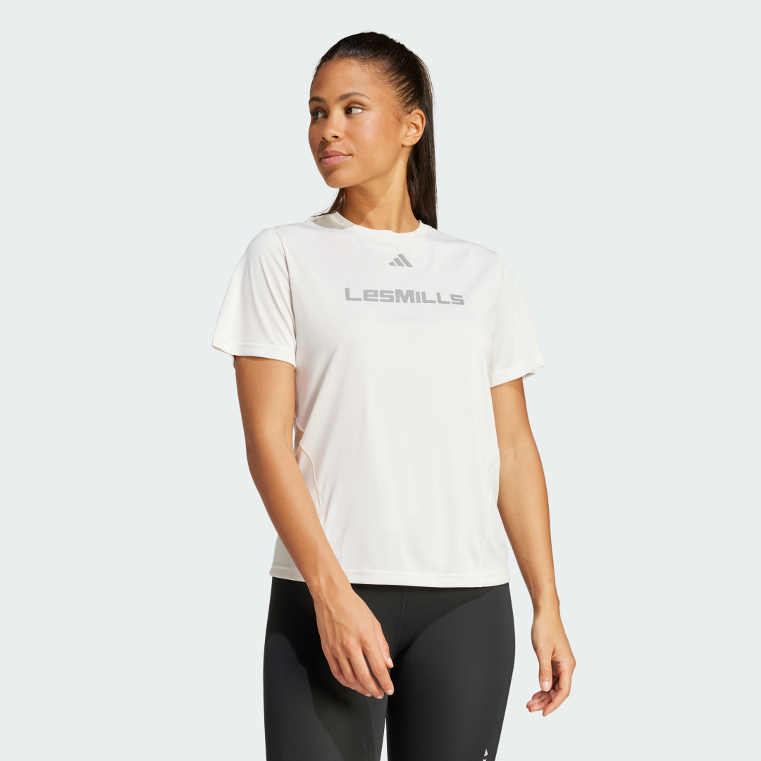adidas Les Mills Graphic Tee Training A/2XS Women White