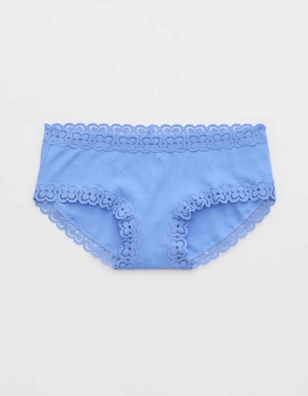 Superchill Cotton Cozy Lace Boybrief Underwear - Blue Lion, S 