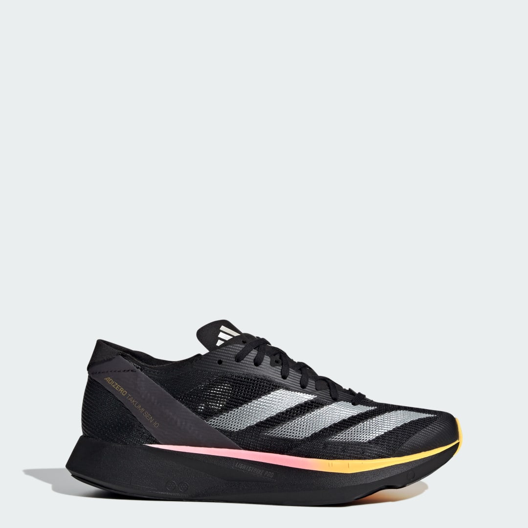 adidas Adizero Takumi Sen 10 Shoes Running 8 UK Women Black / Zero Metalic / Spark
