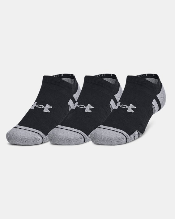 UA Performance Tech Unisex 3-Pack No Show Socks