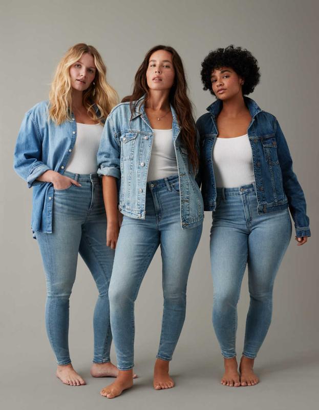 AE BFF Jegging - Blue Vibe, L 