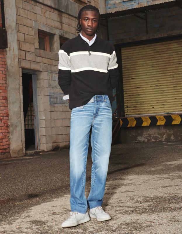 AE AirFlex+ Ultrasoft Original Straight Jean - Classic Medium, 36W x 30L 