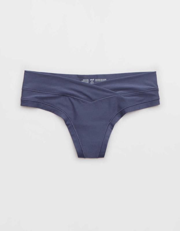 SMOOTHEZ Everyday Crossover Thong Underwear - Fresh Bright, L 