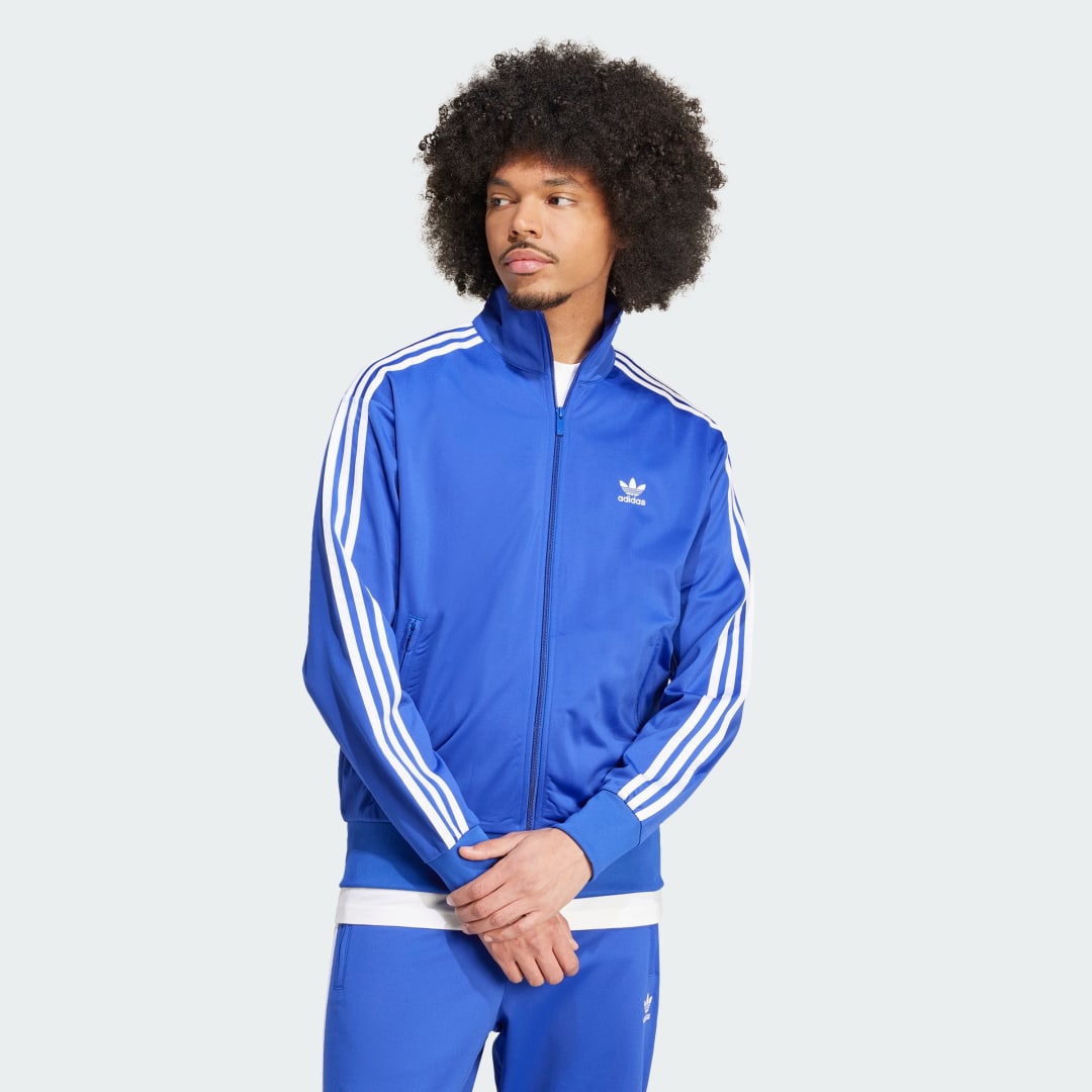 adidas Adicolor Classics Firebird Track Top Lifestyle L Men Semi Lucid Blue
